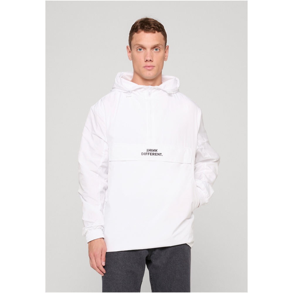 Mister Tee - Think Different Basic Pullover Jacket - White